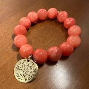 Stretch beaded bracelet